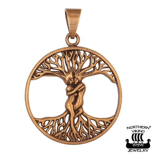 Pronssinen Viikinkikoru Tree Of Life Lovers Northern Viking Jewelry®.