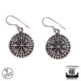 Northern Viking Jewelry®-Korvakorut "925 Vegvisir"