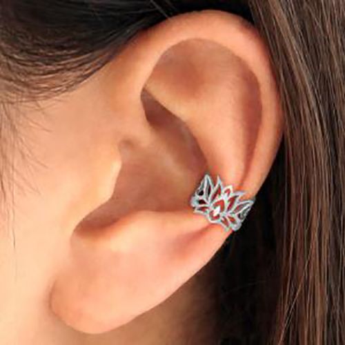 Ear Cuff Steel Lotus Fiiliskuva.