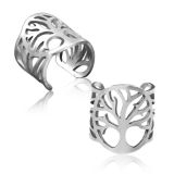 Ear Cuff Steel Tree Of Life.