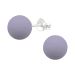 Helmikorvakorut Hopea Purple Imitation Pearl 8mm.