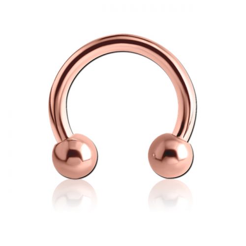 Hevosenkenkä Koru Rosegold 1,2 mm.