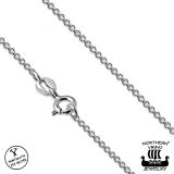 Kelttikorut Hopea Northern Viking Jewelry® Kaulakoru Blue Topaz CZ Trinity Knot.