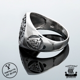 925-Hopea Valknut-Sormus, Northern Viking Jewelry  