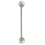 Industrial barbell "Frosted Ball"