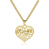 Kaulakoru Teräs Filigree Heart Kulta.