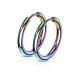 Korvarenkaat "Rainbow Seamless Hoop", useita eri kokoja