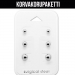 Korvakorupaketti 3 paria "4mm, 5mm and 6mm Ball Ear Stud Set"