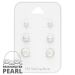 Korvakorut 3 paria Fresh Water Pearl.