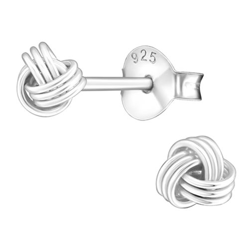 Korvakorut Hopea Plain Silver Knot.