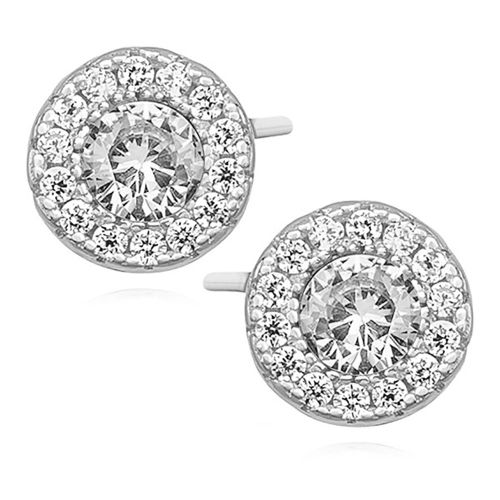 Korvakorut Hopea Elegant Clear Zirconia.