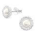 Korvakorut Hopea Pearl And Crystal.