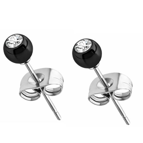 Korvakorut Teräs Crystal Blacksteel.