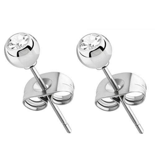 Korvakorut Teräs Crystal Kirkas.