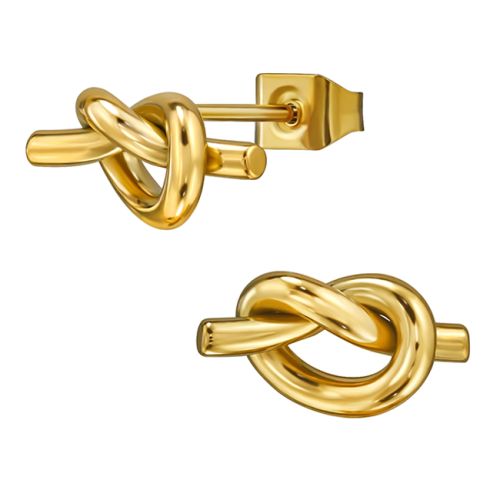 Korvakorut Teräs Figure Knot Gold.