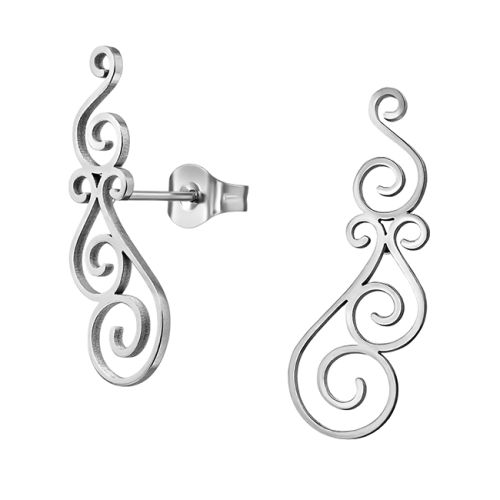 Korvakorut Teräs Filigree Swirl.