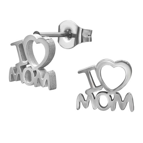 Korvakorut Teräs I love Mom.