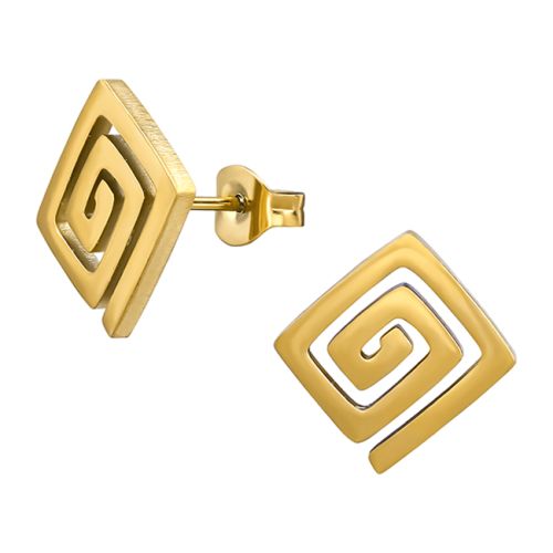 Korvakorut Teräs Square Coil Gold.