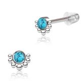 Korvakorut Teräs Turquoise Steel Balls.