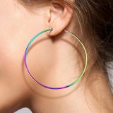 Korvarenkaat Rainbow Hoop Earrings, useita eri kokoja.