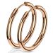 Korvarenkaat "Rosegold Seamless Hoop", useita eri kokoja