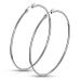 Korvarenkaat Steel Hoop Earrings 70 mm.