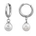 korvarenkaat Teräs 8mm Imitation Pearl.