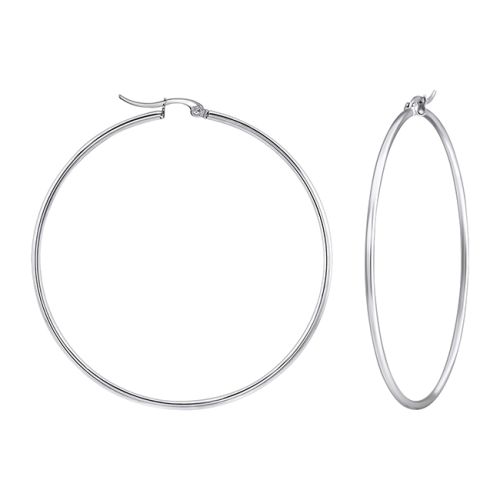 korvarenkaat Teräs Stainless Steel 70mm Hoops.