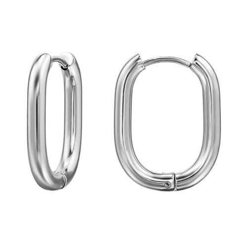 Korvarenkaat Teräs Steel Huggie Hoops.