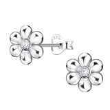 Kukka Korvakorut Hopea Teardrop Shine Cubic Zirconia.