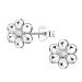 Kukka Korvakorut Hopea Teardrop Shine Cubic Zirconia.