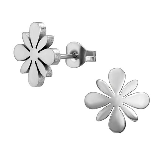 Kukka Korvakorut Teräs Arctic Flower.