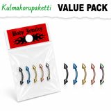 Kulmakorupaketti 5 Kpl Surgical Steel Cones.