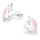 Hopeiset Lasten Korvakorut "Glitter Horse"
