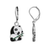 Lasten Korvakorut Lever Back Panda.