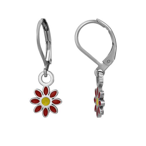 Lasten Korvakorut Lever Back Flower.