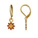 Lasten Korvakorut Lever Back Gold Flower.