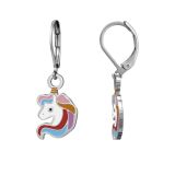 Lasten Korvakorut Lever Back Unicorn.