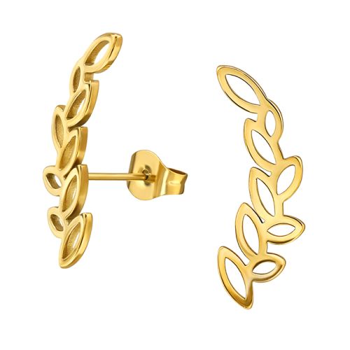 Lehti Korvakorut Teräs Branch Crawler Gold.