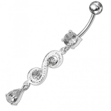 Napakoru 925-Hopea "Silver Jeweled Loop"