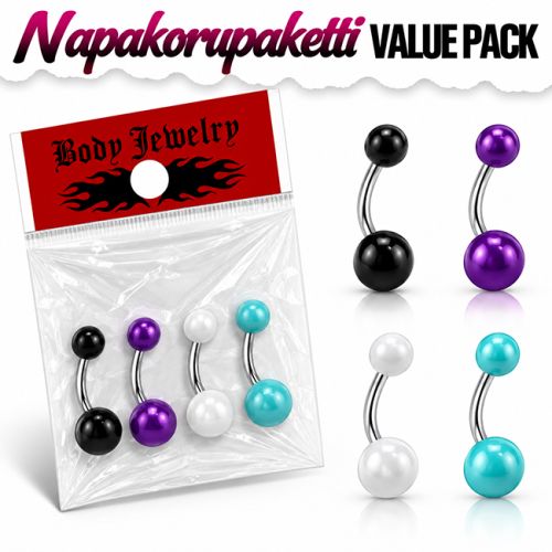 Napakorupaketti 4 kpl Pearl.