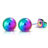 Nappikorvakorut "Rainbow Ball", Useita eri kokoja