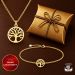 Northern Viking Jewelry® Elämänpuu Kulta – Lahjapaketti.