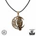 Pronssinen Viikinkikoru Moon Raven And Star Northern Viking Jewelry®
