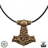 Pronssinen Viikinkikoru Vegvisir Thorin Vasara Northern Viking Jewelry®.