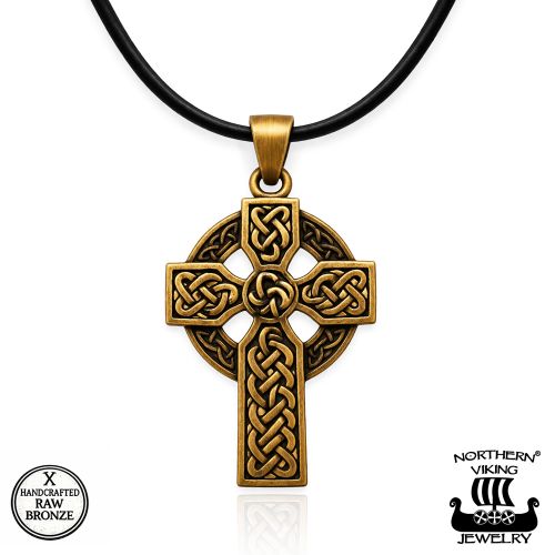 Pronssinen Viikinkikoru Celtic Cross Northern Viking Jewelry®