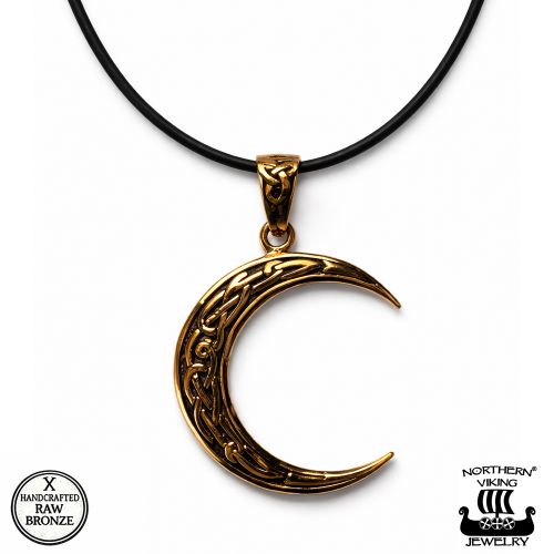 Pronssinen Viikinkikoru Kelttisolmu Kuu Northern Viking Jewelry®