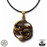 Pronssinen Viikinkikoru Ouroboros ikuisuuden käärme Northern Viking Jewelry®.