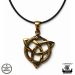 Pronssinen Viikinkikoru Ouroboros Trinity Ikuisuuden Amuletti Northern Viking Jewelry®.