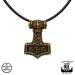Pronssinen Viikinkikoru Mjölnir Riipus Northern Viking Jewelry®.